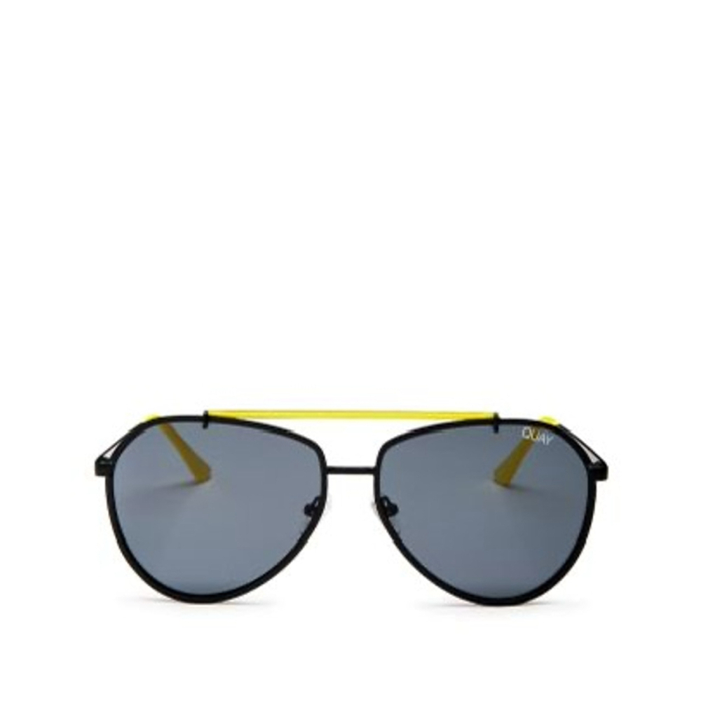RARE Authentic QUAY Australia Dirty Habit Sunglasses | Black Yellow Frame - Picture 7 of 7
